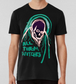 All Them Witches Atw Colourful Skull T-shirt