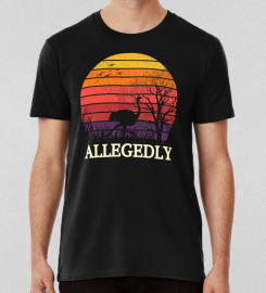 Allegedy Ostrich Vintage Sunset T-shirt